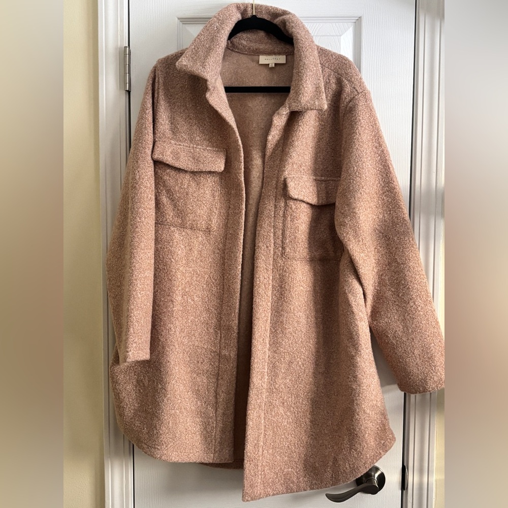 MELLODAY Cozy Tan Teddy Jacket